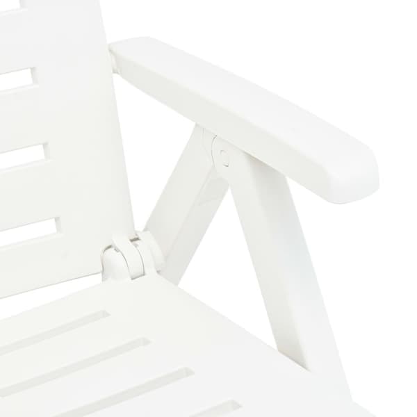 Solsängar - Living Hopfällbar solsäng plast vit
