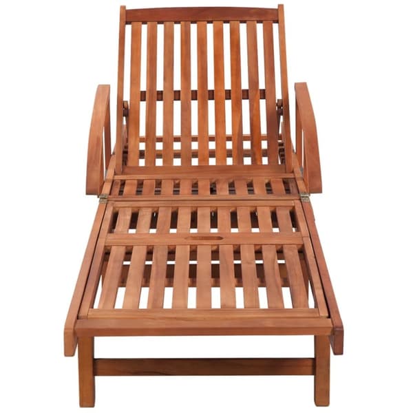 Liggestole 2 stk. Med bord massivt akacietræ - Liggestol - Liggestole - Home & Living