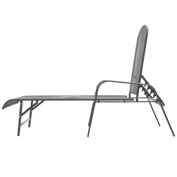 Solsängar 2 st med bord stål antracit - Solstolar - Solstolar - Home & Living