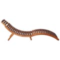 Miniatyrbillede 8 af 11: Liggestol med bord massivt akacietræ brun - Solseng - Solsenge - Home & Living