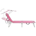 Miniatyrbild 5 av 10: Hopfällbar solsäng med tak stål magenta - Solsäng - Solsängar - Home & Living
