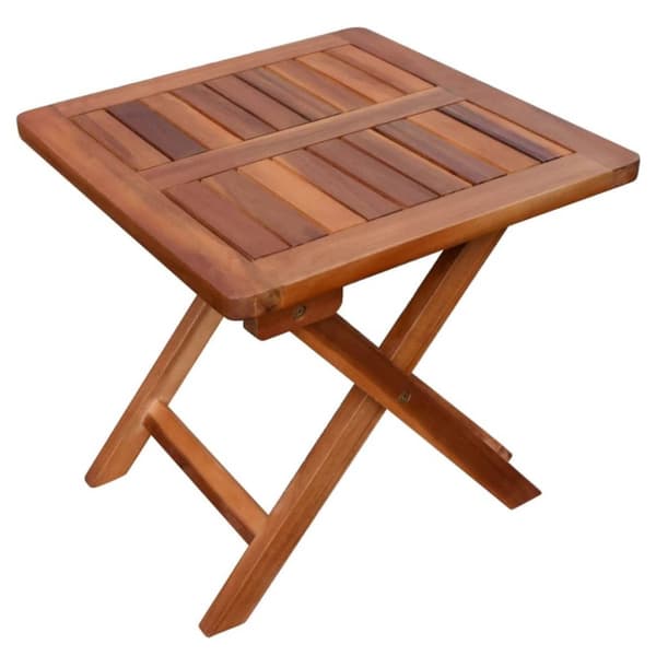 Solsäng med bord massivt akaciaträ - Solstol - Solstolar - Home & Living