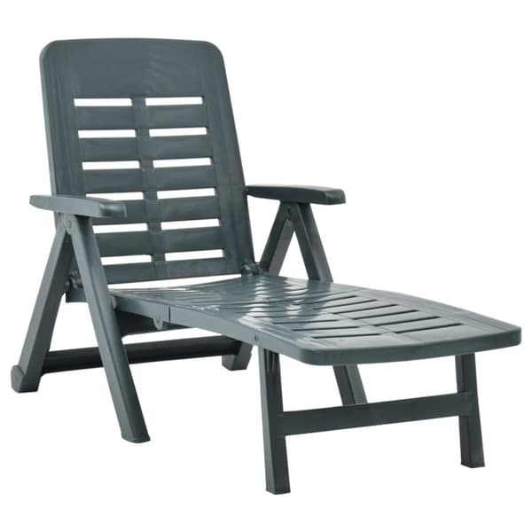 Foldbar liggestol plastik grøn - Liggestol - Liggestole - Home & Living