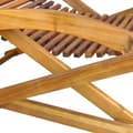 Miniatyrbild 7 av 9: Däckstol med fotstöd massivt akaciaträ - Solstol - Solstolar - Home & Living