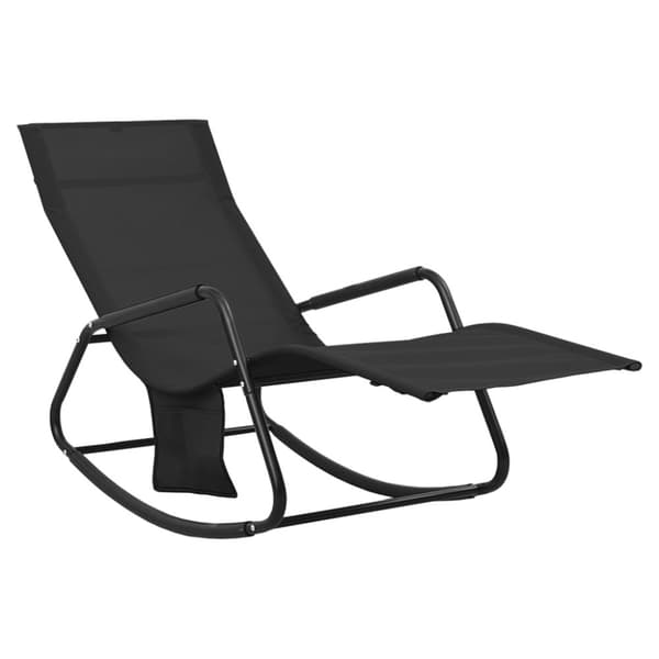 Solsäng stål och textilene svart - Solstol - Solstolar - Home & Living