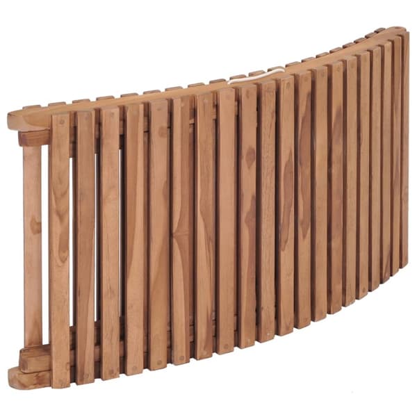 foldbare liggestole 2 stk. massivt teaktræ