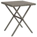 Miniatyrbillede 8 af 10: liggestole 2 stk. med bord polyrattan grå
