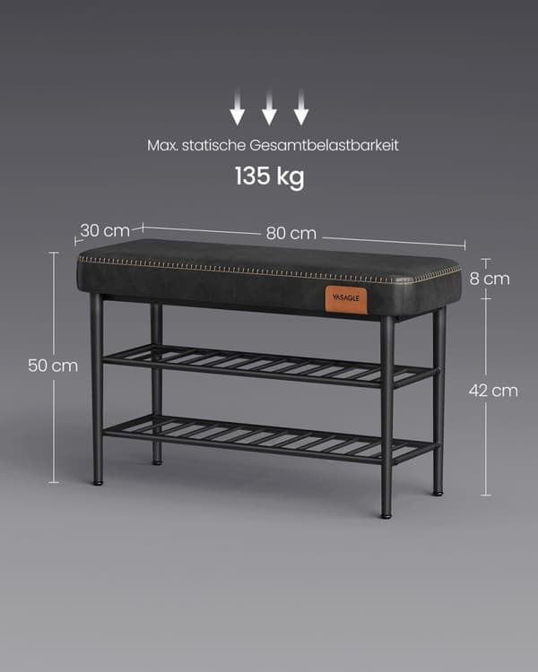 Rootz Ink Black 2-delad hopfällbar stol - Bärbar sits - Kompakt strandstol - Lättvikt - Slitstarkt Oxford-tyg - 30 cm x 80 cm x 50 cm