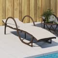 Miniatyrbillede 10 af 10: vidaXL liggestol med hynde 60x199x42 cm polyrattan brun