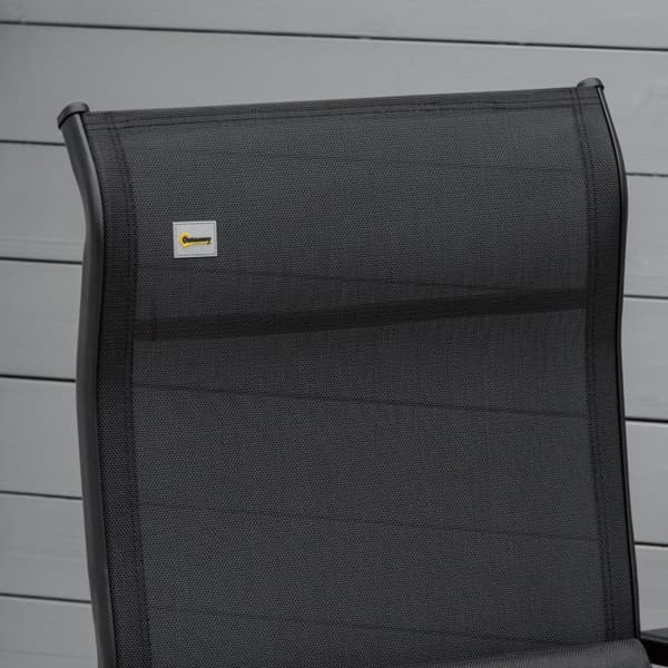 Rootz Solstol Solstol - Trädgårdsstol - Anti-Gravity Stol - Ultimate Comfort - Justerbart ryggstöd - Bärbar design - 70W x 65D x 111H cm - Stål & Mesh