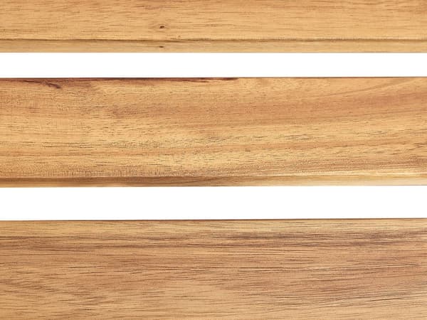 Solseng lys akacietræ grå hynde lameller design sammenklappelig funktion buet form have terrasse balkon
