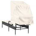 Miniatyrbillede 6 af 10: vidaXL loungesofa med baldakin polyrattan sort