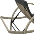 Miniatyrbillede 8 af 10: vidaXL liggestole 2 stk. med hynder polyrattan lysegrå