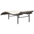 Miniatyrbillede 6 af 10: vidaXL liggestole 2 stk. med hynder polyrattan brun