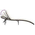 Miniatyrbillede 7 af 10: vidaXL liggestole 2 stk. med hynder polyrattan brun