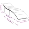 Miniatyrbillede 9 af 10: vidaXL liggestole 2 stk. med hynder polyrattan brun
