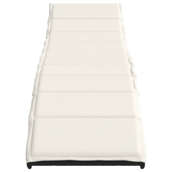 vidaXL liggestole 2 stk. med hynder polyrattan sort