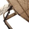 Miniatyrbillede 8 af 10: vidaXL loungesofa med baldakin polyrattan beige