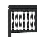 Miniatyrbillede 10 af 11: vidaXL liggestole 2 stk. med bord polyrattan sort