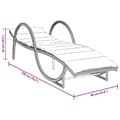 Miniatyrbillede 9 af 10: vidaXL liggestole 2 stk. med hynder polyrattan beige