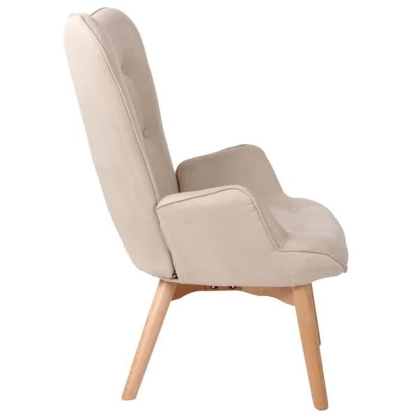 Lounge Fåtölj - CLP - Durham Fabric Lounge Chair - Beige - Design - Inredning