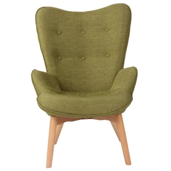 Durham Fabric Lounge Chair, grön