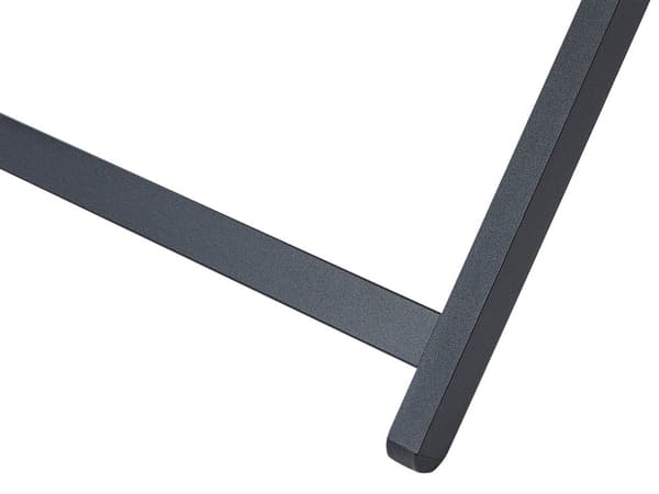 Sammenleggbar Strandstol Kremfarget og Svart Textilene Slyngesete Strandstol med Justerbart Ryggstøtte Patio Recliner