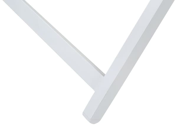 Sammenleggbar Strandstol Beige og Hvit Textilene Stripete Mønster Slynge Sete Strandstol Justerbart Ryggstøtte Patio Recliner