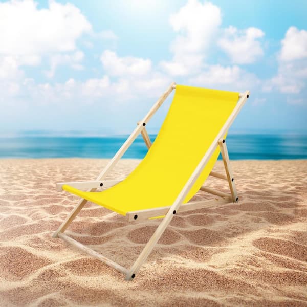 Set med 4 hopfällbara solstolar svart trä justerbart ryggstöd upp till 120 kg solstol trädgård solstol strand solstol