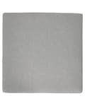 Miniatyrbilde 9 av 11: Hage Fotskammel Hvit Aluminiumsramme 74 x 74 cm Grå Pute med Lameller Elegant stil