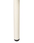 Miniatyrbilde 11 av 11: Hage Fotskammel Hvit Aluminiumsramme 74 x 74 cm Grå Pute med Lameller Elegant stil