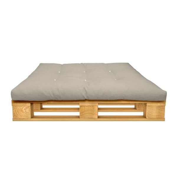Rebecca Mobili beige trädgårdsdyna 19 cm tjock i polyester för trädgårdsmöbler