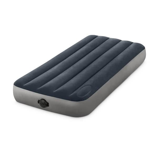 Luftmadrass - Intex - Airbed Fibe Single - Grå - Inomhus - 1 Styck