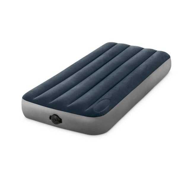 Luftmadrass - Intex - Airbed Fibe Single - Grå - Inomhus - 1 Styck