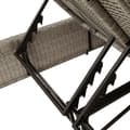 Miniatyrbillede 8 af 10: solseng med hynder polyrattan lysegrå