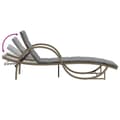 Miniatyrbillede 7 af 10: liggestole 2 stk. med hynder polyrattan beige