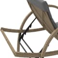 Miniatyrbillede 8 af 10: liggestole 2 stk. med hynder polyrattan beige
