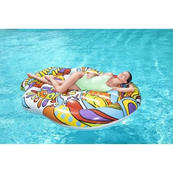 BESTWAY Uppblåsbar ö Mexikansk skalle Fiesta skalle 193 x 141 cm