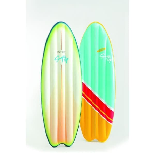 Surf Fiber Tech Uppblåsbar Poolmadrass - INTEX - Blandat - Vit - Barn - Från 4 år