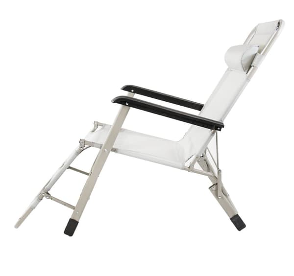 Solstol have - grå - 176x60x30 cm - vejrresistent