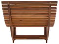 Miniatyrbillede 8 af 11: Liggestol Lyst Olieret Akacietræ 100 x 60 x 180 cm Solseng Bølget til Terrasse Altan Retro Have Tilbehør Indretning Boho Beliani Design