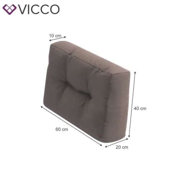 Vicco stone snöflinga sittdyna
