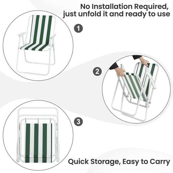 Rootz Campingstolesæt - Sammenklappelig lejrstol - Letvægts strandstol - Kompakt picnicstol - Oxford stof - 58cm x 53cm x 76cm