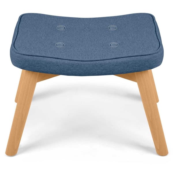Fotpall för Norse Sofatel blå fåtölj