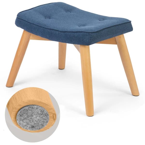 Fotpall för Norse Sofatel blå fåtölj