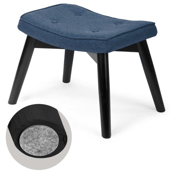 Fotstöd till Norse Sofatel fåtölj, marinblå