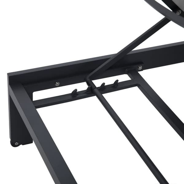 AXI Elio Garden solstol i antracit / grå | Solstol med 5-positions justerbar aluminiumram | Solstol för utomhusbruk / trädgård / pool
