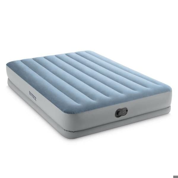 Uppblåsbar madrass - Intex - Raised Comfort USB - 2 platser - Vit - Inomhus