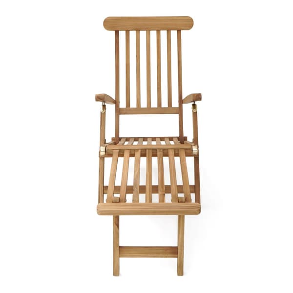 AXI Costa Teak Garden Solstol | Solstolar / Utomhus solstol justerbar til 4 positioner | Havssolstol / Trädgårdssolstol