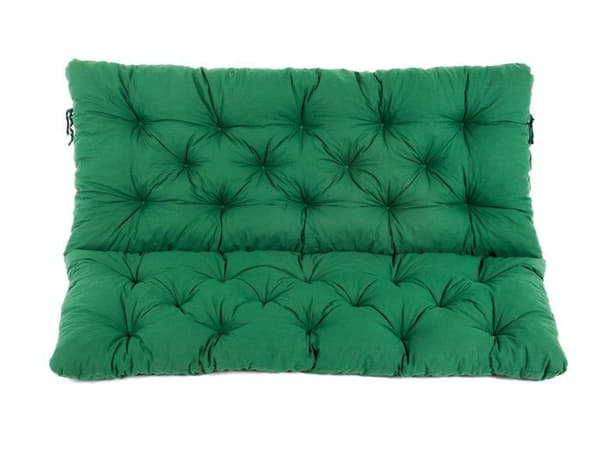 Ambientehome - 90360 - Ambient home Kudde för HANKO Trädgårdsbänk Grön 120 x 95 x 8 cm